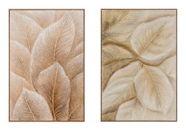 DKD Home Decor Cuadro Lienzo PS Surtido de 2 Unidades 82,5x3,5x122,5 cm