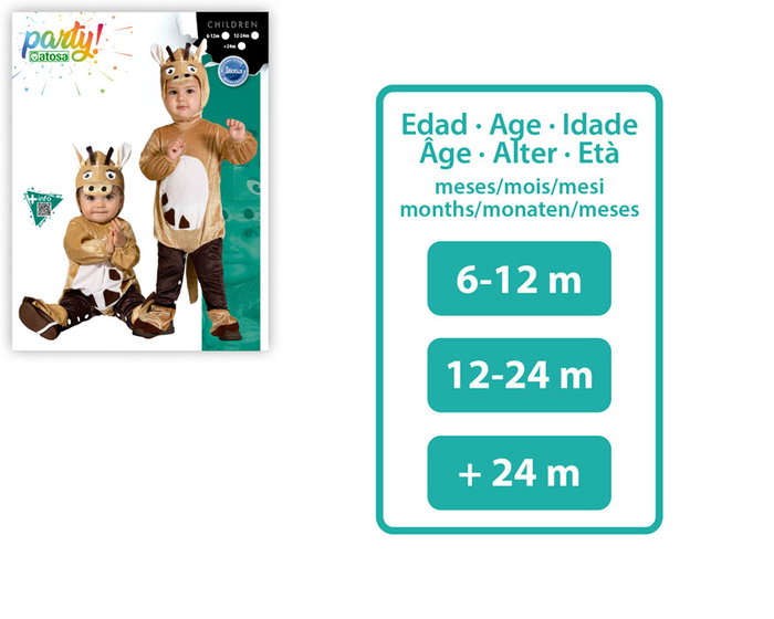 Disfraz para Bebés Jirafa 12-24 Meses