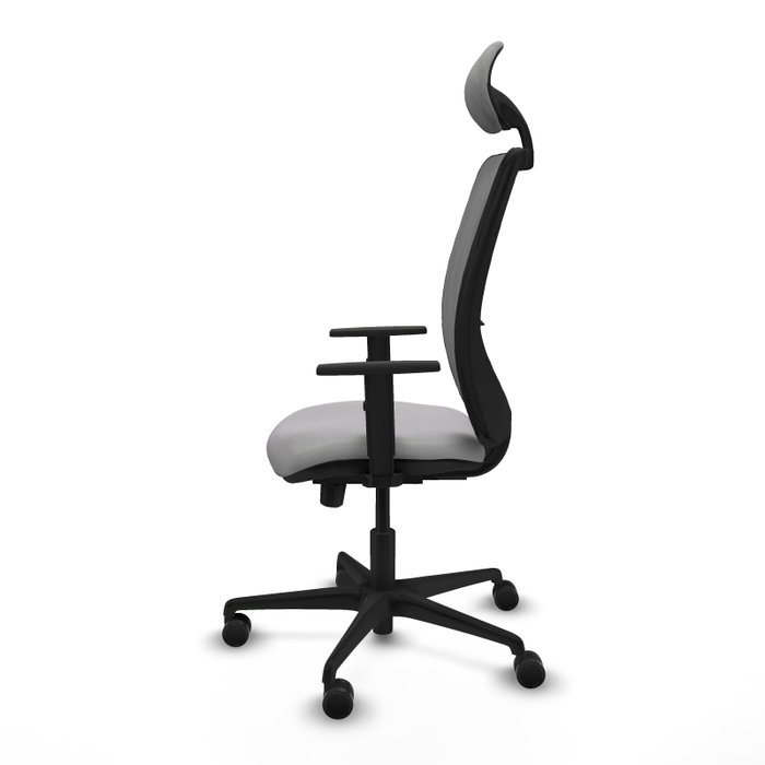 PIQUERAS Y CRESPO Silla de oficina Zulema Gris con mecanismo Sincro/Traslack