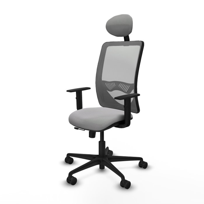 PIQUERAS Y CRESPO Silla de oficina Zulema Gris con mecanismo Sincro/Traslack