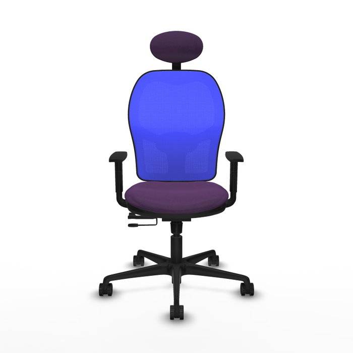 PIQUERAS Y CRESPO Silla de oficina Jorquera Morado y Azul PIQUERAS Y CRESPO Silla de oficina Jorquera Morado y Azul