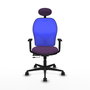 PIQUERAS Y CRESPO Silla de oficina Jorquera Morado y Azul