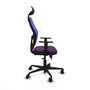 PIQUERAS Y CRESPO Silla de oficina Jorquera Morado y Azul