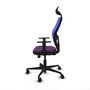PIQUERAS Y CRESPO Silla de oficina Jorquera Morado y Azul