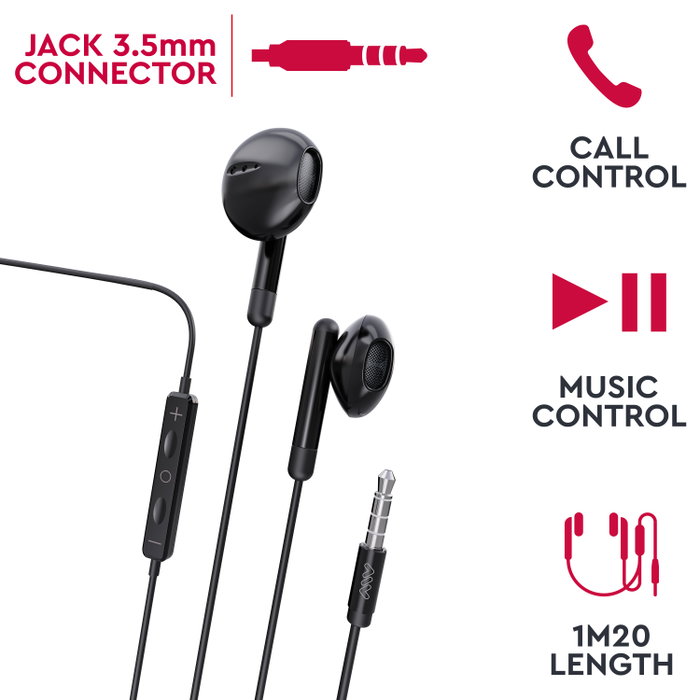 Myway Auriculares Intrauditivos MWHPH0019 Negros Myway Auriculares Intrauditivos MWHPH0019 Negros