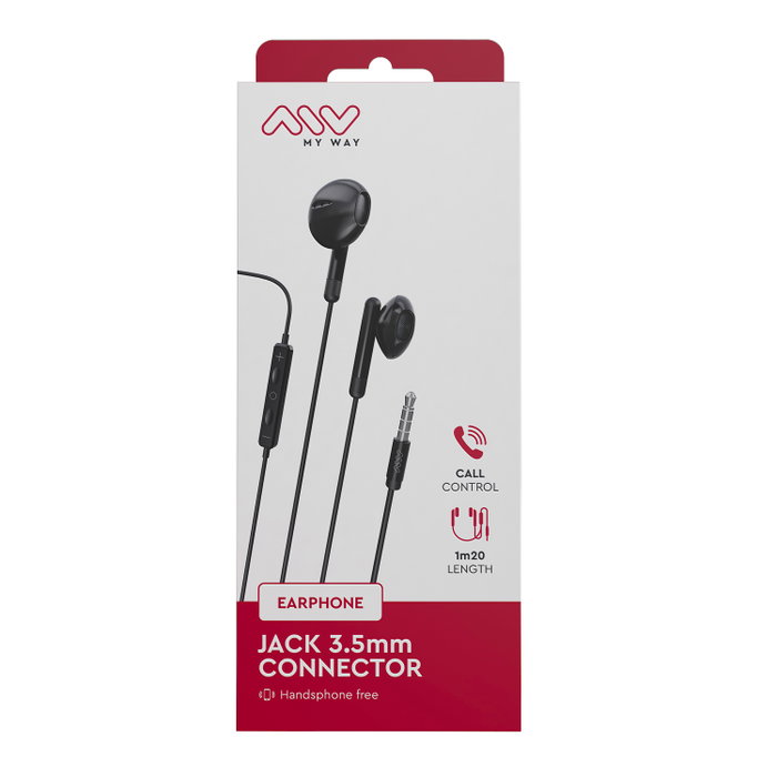 Myway Auriculares Intrauditivos MWHPH0019 Negros Myway Auriculares Intrauditivos MWHPH0019 Negros