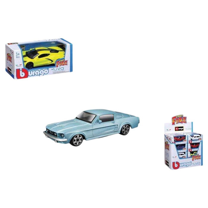 Color Baby Coche Metal Street Fire escala 1:43 - Modelos surtidos