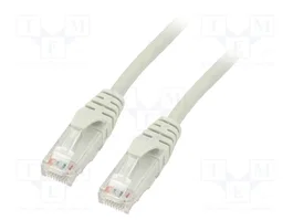 TELEGÄRTNER Patch Cord Cat 5 U/UTP 3m Gris