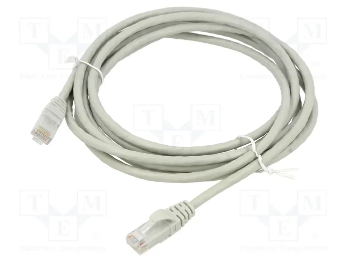 TELEGÄRTNER Patch Cord Cat 5 U/UTP 3m Gris TELEGÄRTNER Patch Cord Cat 5 U/UTP 3m Gris