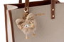 Lucky Bees Blake Bolsa de Hombro Color Tan Cuero de Polivinilo 30x15x30cm