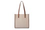 Lucky Bees Blake Bolsa de Hombro Color Tan Cuero de Polivinilo 30x15x30cm