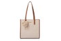 Lucky Bees Blake Bolsa de Hombro Color Tan Cuero de Polivinilo 30x15x30cm