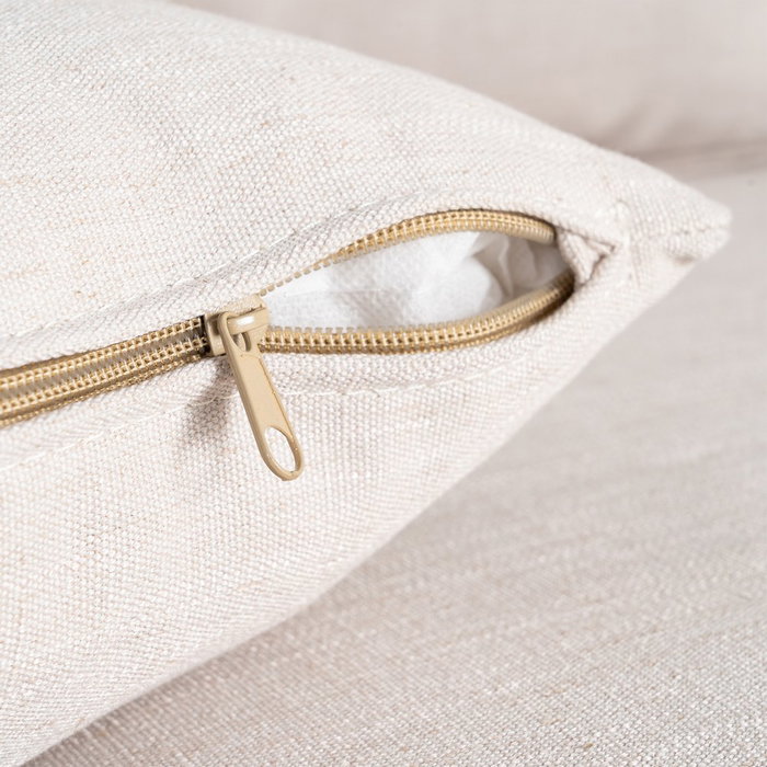 Sofá 3 Plazas Beige Dm-Tejido Salón 212 X 104 X 76 cm