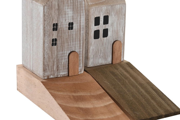 DKD Home Decor Sujetapuertas Boho Blanco Natural Pino 6 x 12 x 16 cm (12 Unidades) DKD Home Decor Sujetapuertas Boho Blanco Natural Pino 6 x 12 x 16 cm (12 Unidades)