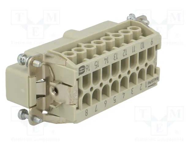 HARTING Han® Ex Conector de Plantilla de Contacto Macho 16A 90V