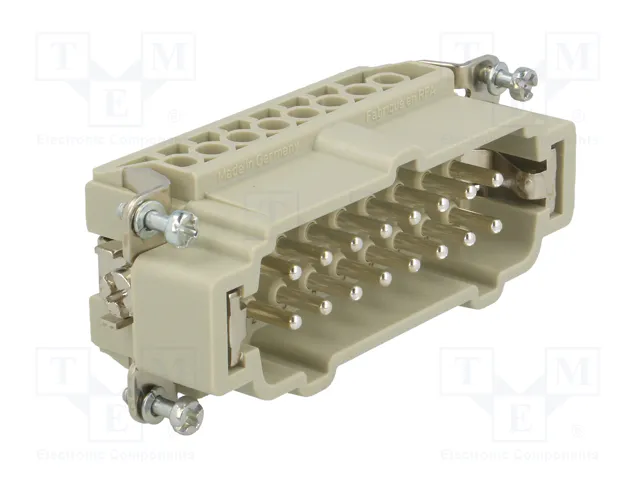HARTING Han® Ex Conector de Plantilla de Contacto Macho 16A 90V
