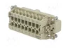 HARTING Han® Ex Conector de Plantilla de Contacto Macho 16A 90V
