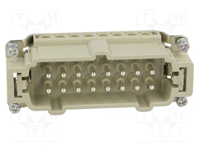 HARTING Han® Ex Conector de Plantilla de Contacto Macho 16A 90V