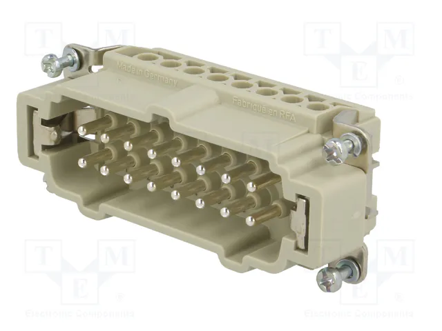 HARTING Han® Ex Conector de Plantilla de Contacto Macho 16A 90V