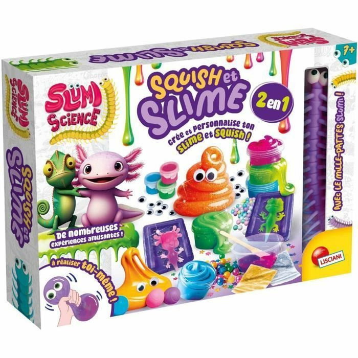 Lisciani Giochi Kit Científico Squish y Slime Slumi Science con Recetas Ilustradas Lisciani Giochi Kit Científico Squish y Slime Slumi Science con Recetas Ilustradas