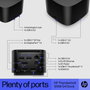 HP Thunderbolt Dock 120W G4 - Base Docking Thunderbolt 4 con 120W, 4 Puertos 4K, Multi-OS, USB-C, DisplayPort, HDMI, RJ45, USB-A, para Portátiles HP y de Otras Marcas