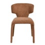 DKD Home Decor Silla de Metal y Poliéster Terracota