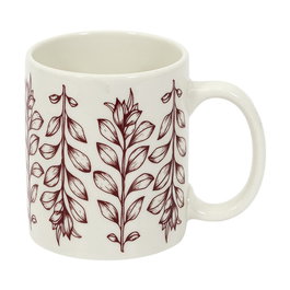 Home Deco Factory Taza Mug 350 Ml Cottage Rojo