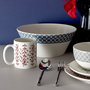 Home Deco Factory Taza Mug 350 Ml Cottage Rojo