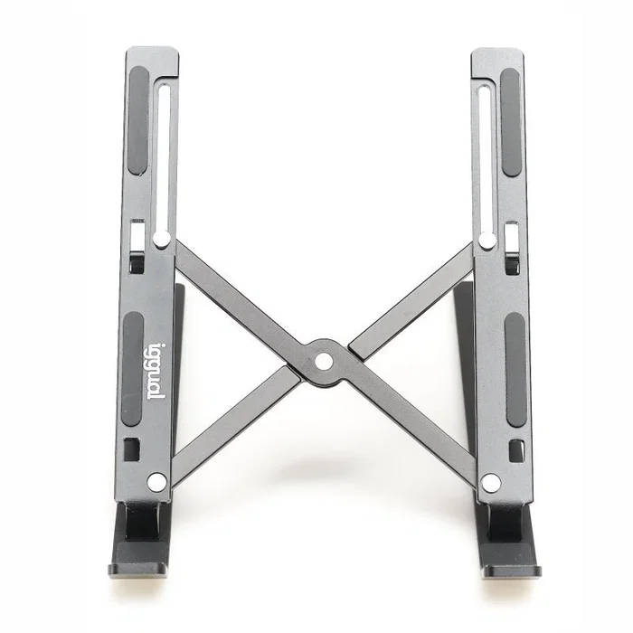 Iggual Soporte Plegable de Aluminio Negro para Portátil de 17 pulgadas Iggual Soporte Plegable de Aluminio Negro para Portátil de 17 pulgadas