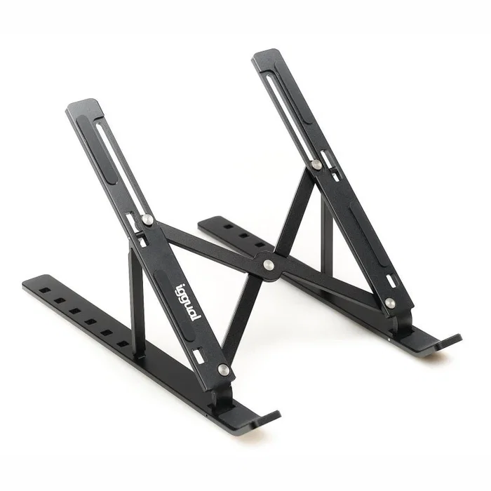 Iggual Soporte Plegable de Aluminio Negro para Portátil de 17 pulgadas Iggual Soporte Plegable de Aluminio Negro para Portátil de 17 pulgadas