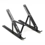 Iggual Soporte Plegable de Aluminio Negro para Portátil de 17 pulgadas