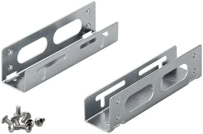 Gembird MF-543 Adaptador de bahía interno de 3.5 pulgadas a 5.25 pulgadas Plata Gembird MF-543 Adaptador de bahía interno de 3.5 pulgadas a 5.25 pulgadas Plata