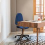 PIQUERAS Y CRESPO Silla de oficina Aýna Marrón oscuro