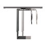 LogiLink Soporte para CPU ajustable bajo el escritorio con carril deslizante