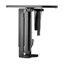 LogiLink Soporte para CPU ajustable bajo el escritorio con carril deslizante