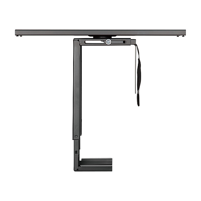 LogiLink Soporte para CPU ajustable bajo el escritorio con carril deslizante