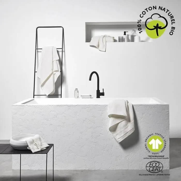 Today TOD3574643537027 Toalla de Baño Maxi 90 x 150 cm Algodón Tiza Orgánica