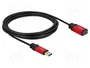 DeLOCK Cable de extensión USB 3.2 Gen 1 Tipo-A a Tipo-A de 3 m, 5 Gbps