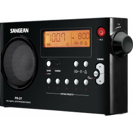 Sangean Radio despertador PR-D7 negro