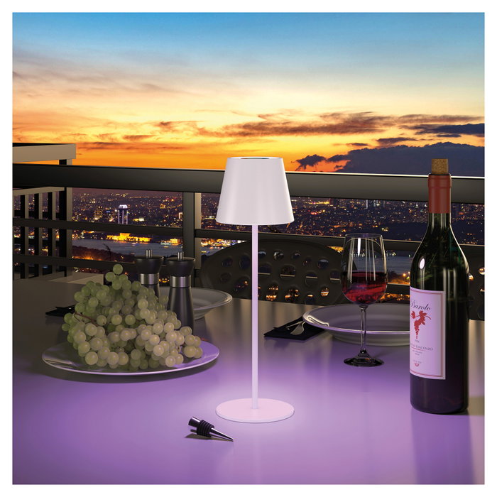 Realpower RealPower LED TableLight 360 RGB Blanco