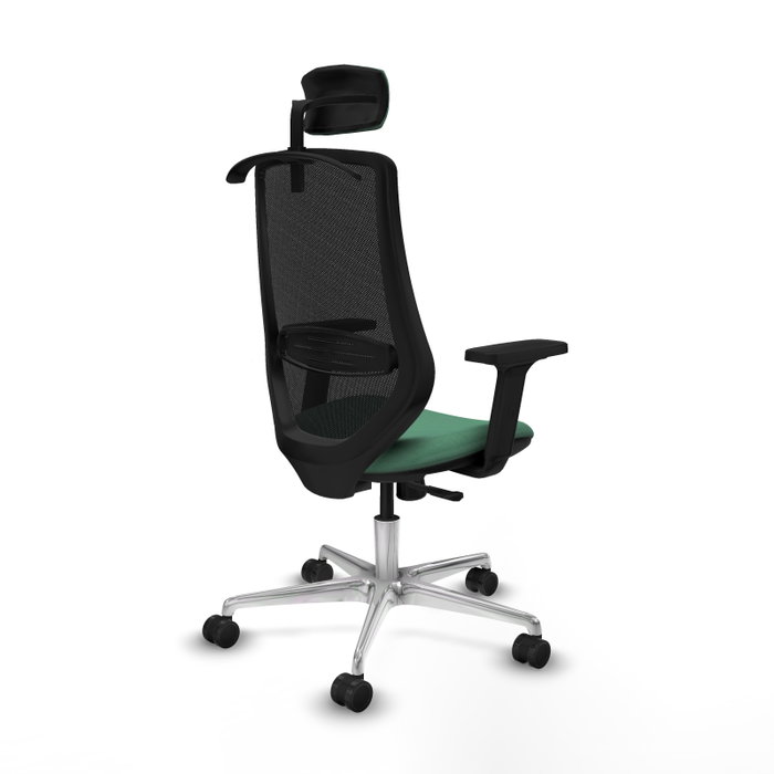 PIQUERAS Y CRESPO Silla de oficina Mardos Verde esmeralda y Negro PIQUERAS Y CRESPO Silla de oficina Mardos Verde esmeralda y Negro