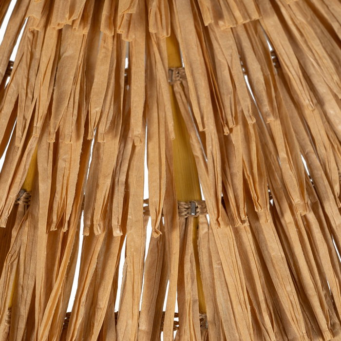 Lámpara Techo Fibra Natural Iluminación 54 X 54 X 18 cm Lámpara Techo Fibra Natural Iluminación 54 X 54 X 18 cm