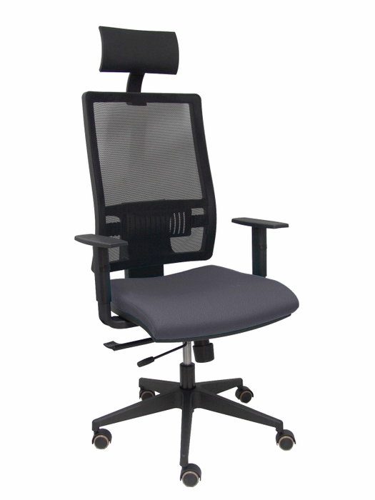 PIQUERAS Y CRESPO Silla de oficina Horna con mecanismo Sincro/Traslack, Gris oscuro PIQUERAS Y CRESPO Silla de oficina Horna con mecanismo Sincro/Traslack, Gris oscuro