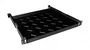 Phasak PHO 5082 Bandeja Telescópica para Rack, Cajón Metálico 1U, Acero Negro, Guías Perforadas, 19" (48.3 cm), Profundidad 800 mm