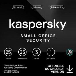 Kaspersky Small Office Security - Licencia Base 25 Usuarios, 1 Año ESD-DownloadESD