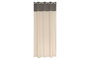 Cortina DKD Home Decor Cottage Natural Marron 260 x 260 x 140 cm Algodon Polyester (2 Unidades)