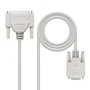 Nanocable Cable Serie Null Modem DB9 Hembra a DB25 Macho 1,8 m Beige