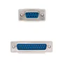 Nanocable Cable Serial Null Modem DB9 Hembra a DB25 Macho - 1.8 Metros - Color Beige