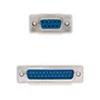 Nanocable Cable Serie Null Modem DB9 Hembra a DB25 Macho 1,8 m Beige