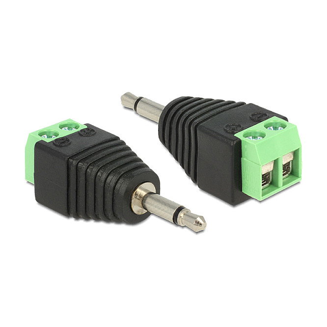 DeLOCK 65528 Adaptador Jack 3,5 mm a Bloque de Terminales 2 Pin DeLOCK 65528 Adaptador Jack 3,5 mm a Bloque de Terminales 2 Pin
